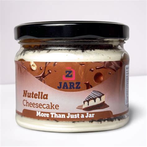 Nutella cheesecake jar Large • JARZ • More Than Just A Jar.