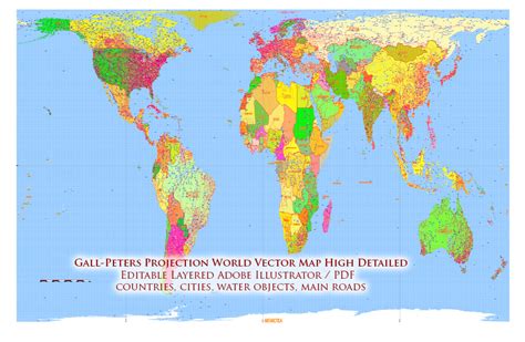 Peters World Map 的图像结果