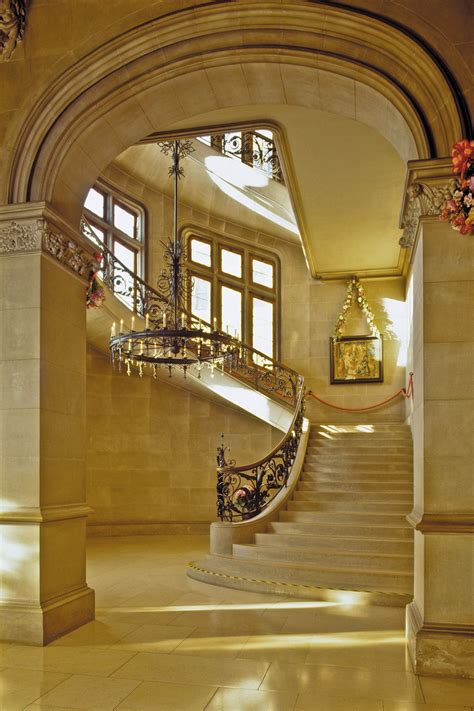 A beautiful view of the Grand Staircase inside Biltmore House. | Biltmore estate, Biltmore ...