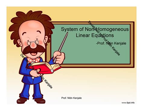 System of non-Hom linear Equations - System of Non-Homogeneous Linear ...