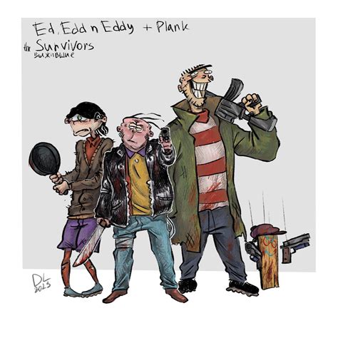 Ed Edd n Eddy + Plank the survivos by coolstalinghost on DeviantArt