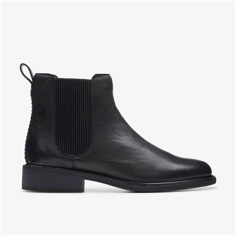 Womens Cologne Arlo 2 Black Leather Chelsea Boots | Clarks UK
