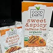 Sweet Spicy Tea Good Earth Organic Sweet & Spicy Herbal Tea - Caffeine ...