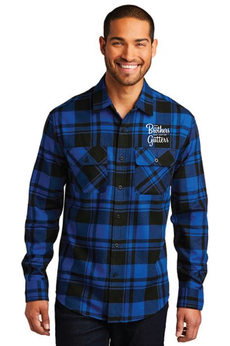Port Authority W668 Plaid Flannel Shirt – Brothers Gutters