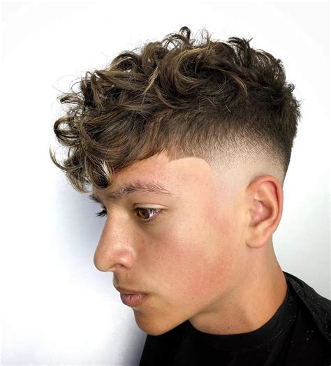 Curly top, faded bottom #menshair #menshaircuts #menshairstyles # ...