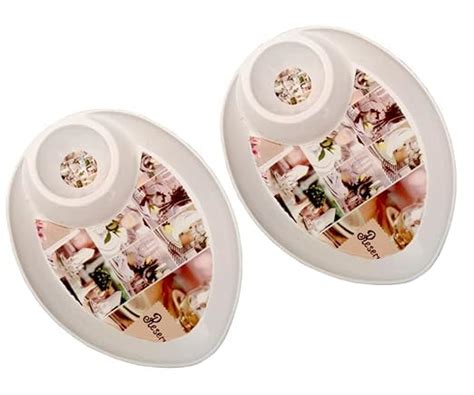 Buy Shantha Group Heavy Duty Melamine Tiffin Breakfast Plates with ...