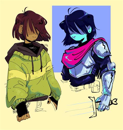 Nikolas @ comms closed on Twitter: "kris deltarune… " | Undertale ...