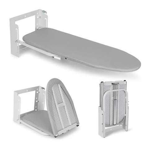 Wall Mounted Ironing Board Adjustable Height, 36 x 12 Inch Fold Away ...