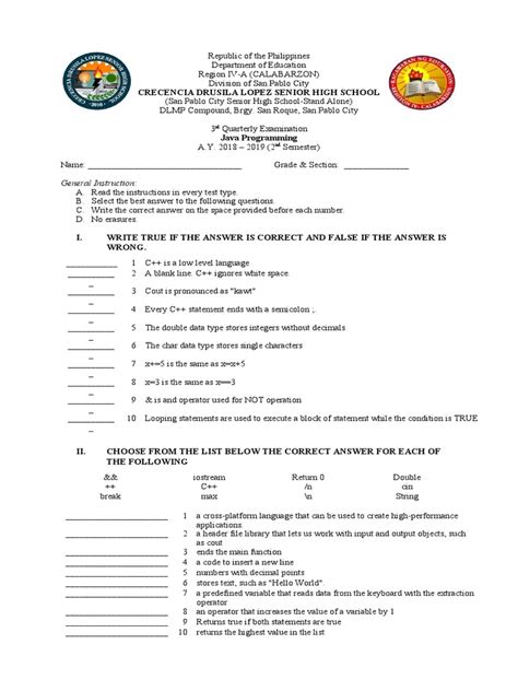 Image result for C Program Tests