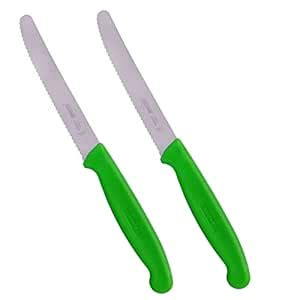 Buy KOHE Stainless Steel Utility Kitchen Knife(Wide Serrated, Pack of 2 ...