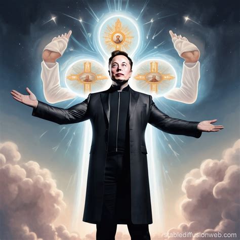 Elon Musk as Christian Orthodox Saint | Stable Diffusion Online