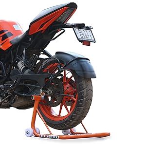 Grandbiker Universal Rear Paddock Stand with Spool Lifting Holders Only ...