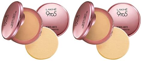 Buy Lakmé 9 to 5 Primer with Matte Powder Foundation Compact, Ivory ...