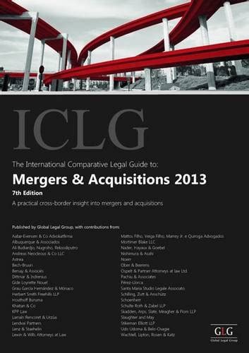 Buy The International Comparative Legal Guide to: Mergers ...