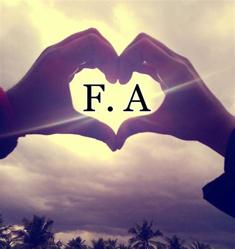 A F Name Wallpaper