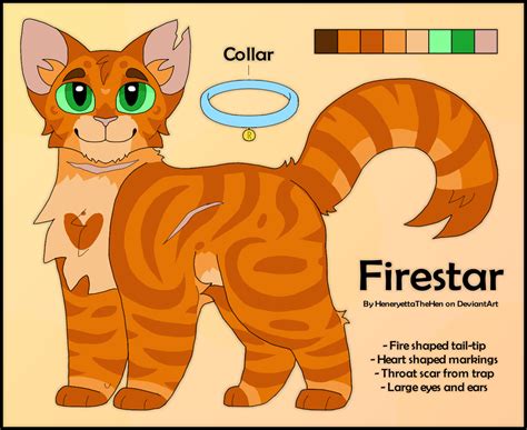 Warrior Cats Design #90: Firestar by HeneryettaTheHen on DeviantArt