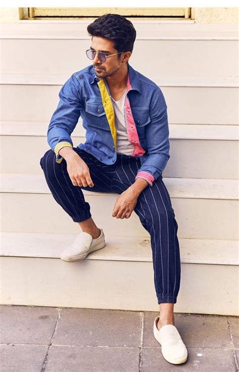 Saqib Saleem Shows Us 3 Unique Ways To Rock Stripes Like A Pro