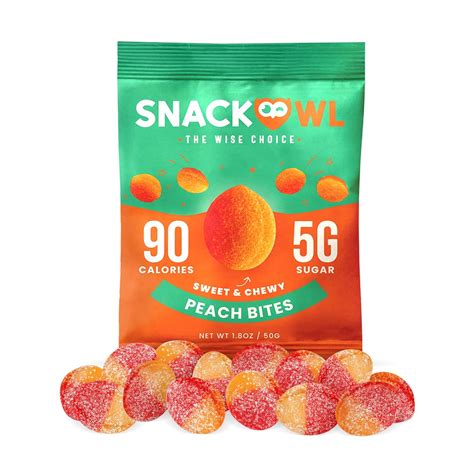 Amazon.com : Snack Owl Vegan Sour Gummy Candy – Gluten Free, Low ...