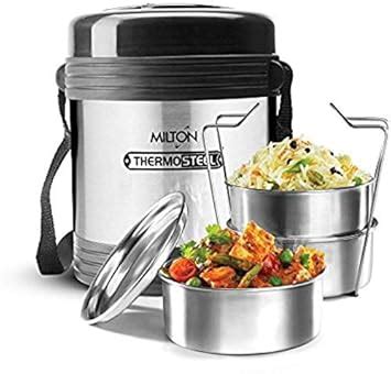 Buy Milton Thermosteel Legend 3 Container Stainless Steel Lunch Box ...