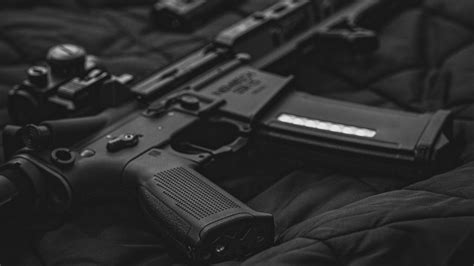 Download wallpaper 1920x1080 rifle, weapon, guns, black, army full hd ...