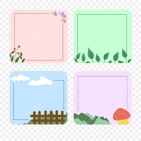 Cute Sticky Note PNG Picture, Cute Sticky Notes, Sticky Note, Memo ...