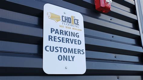 First Choice Flooring Parking Signs - Raptor Wrap & Sign