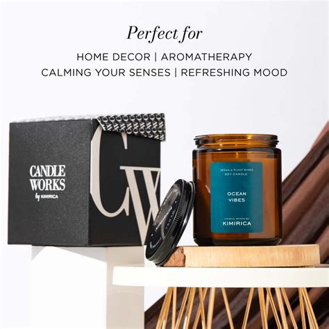 Buy Ocean Vibes Scented Soy Wax Candles for Aromatherapy | Kimirica