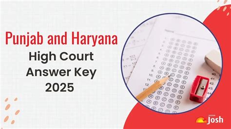 Punjab and Haryana High Court Answer Key 2025 OUT – Download PDF ...