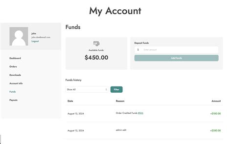 My Account Page Editor fashionable For Woocommerce