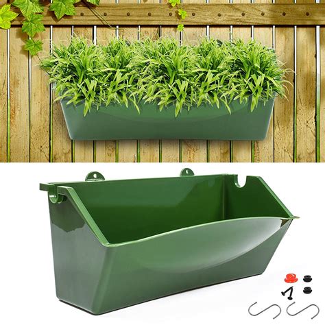 KORAM 12-inch Vertical Garden Planter Wall Mount Hanging Flower Box