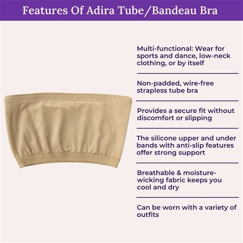 Shop Non Padded Tube Top Bra For Teens At Adira Online