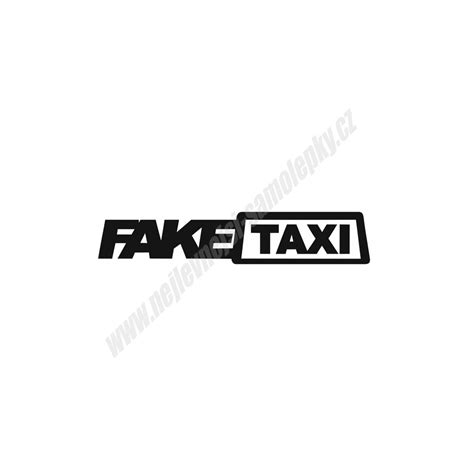 Samolepka Fake Taxi