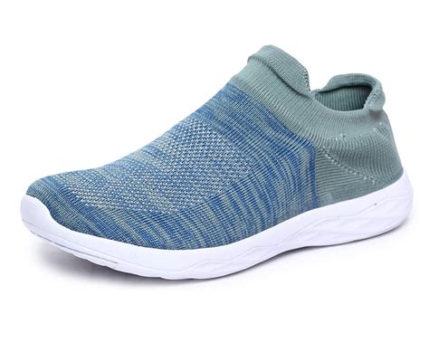 Buy TRASE Grey Blue Gym Shoes for Women - 8 UK at Amazon.in