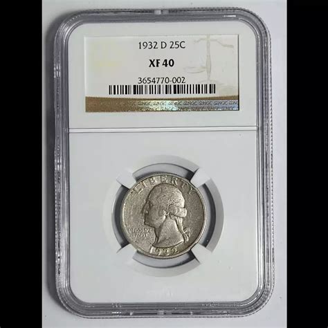 1932-D Washington Quarter NGC XF-40 - Bob Paul Rare Coins