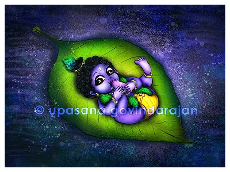 Balakrishna - Vatapatrasayee – Upasana Govindarajan Art
