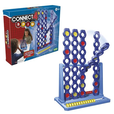 Buy Connect 4, Features Spinning Connect 4 Grid, Game for 2 Players ...