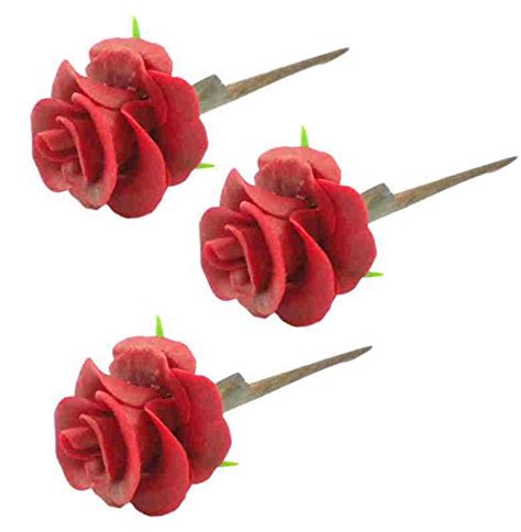 Unique Indian Craft judda pin/Handmade Brown Wooden Juda Pin with ...