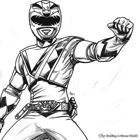 Power Rangers Coloring Pages - Free & Printable!