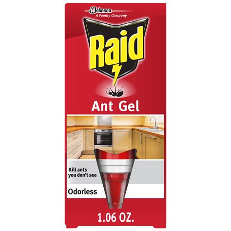Raid Ant Gel, Indoor & Outdoor Colony Killer, Effective for 1 Month, 1. ...