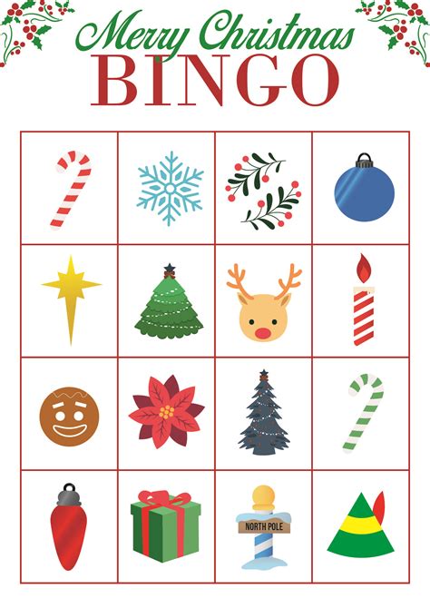 Christmas Bingo Games - 13 Free PDF Printables | Printablee