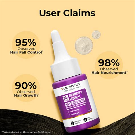 Rosemary & Redensyl Hair Serum-in-Oil - 30ml - Dr Sheth's