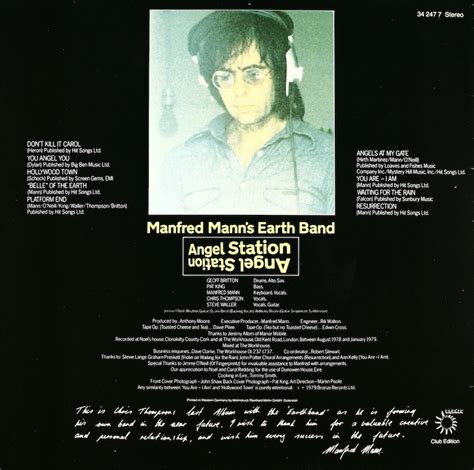 Manfred Mann's Earth Band. Angel Station – Bertelsmann Vinyl Collection