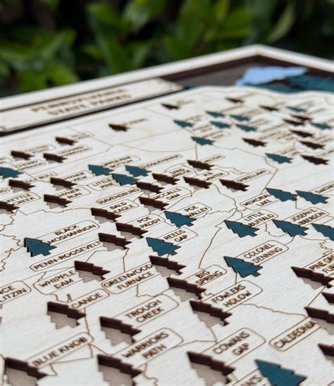 Pennsylvania State Park Travel Map | PA State Park Tracker Map | Travel ...