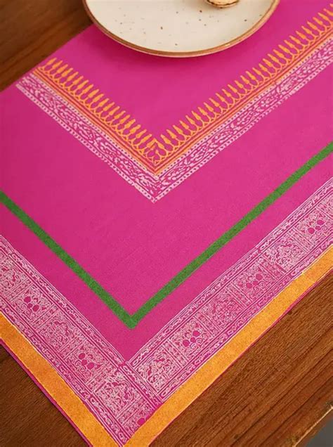Jugal Fence Pink Table Mat Sets – Inheritanceindia