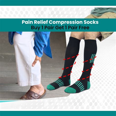 Buy Pain Relief Compression Socks - Buy 1 Pair Get 1 Pair Online at Best Price in India on ...