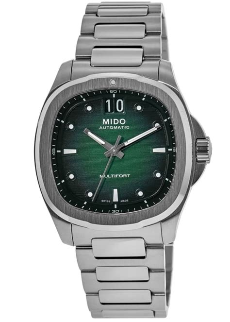 Mido Multifort TV Big Date Automatic Green Dial Mens India | Ubuy