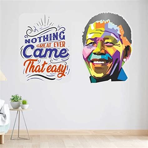iberry's Inspirational Motivational Quotes Wall Sticker, Nothing Great ...
