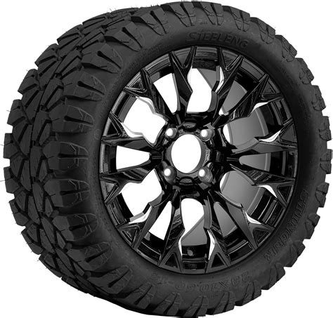 SGC 14 " Goblin Machined Black Wheel - Aluminum Alloy / STEELENG 23 "x ...