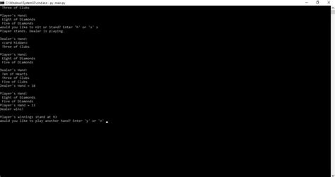 Image result for Blackjack Python Code