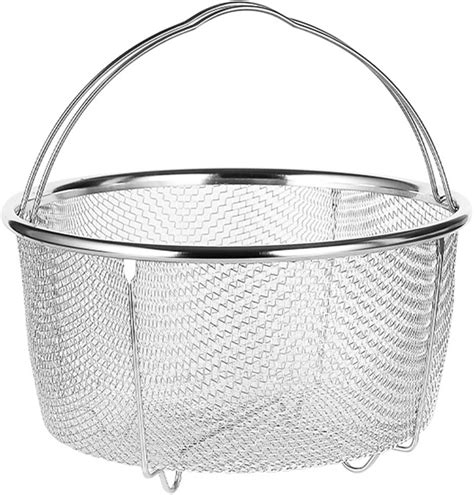 Stainless Steel Steamer Basket, Metal Steamer Insert Steaming Rack with ...